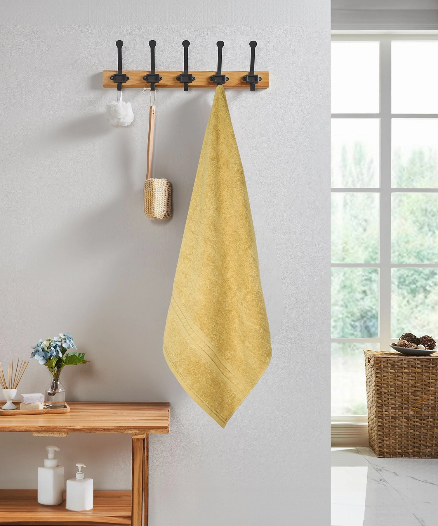 Classic 1Pc Bath Towel,525 Gsm, Durable,Super Soft , Golden Haze bath towels,soft towels,bathroom textiles