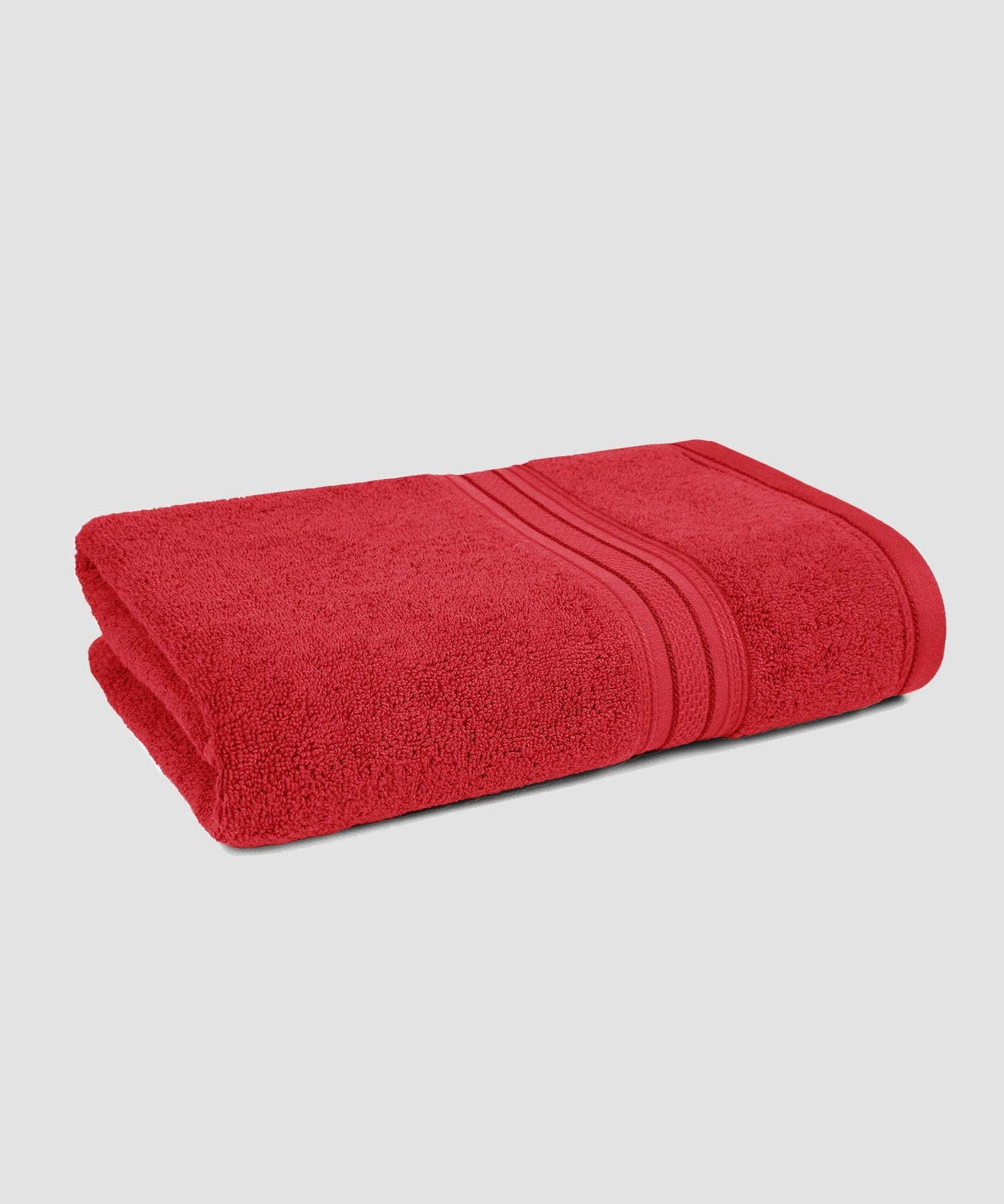 Classic 1Pc Bath Towel,525 Gsm, Durable,Super Soft , Raspberry Red
