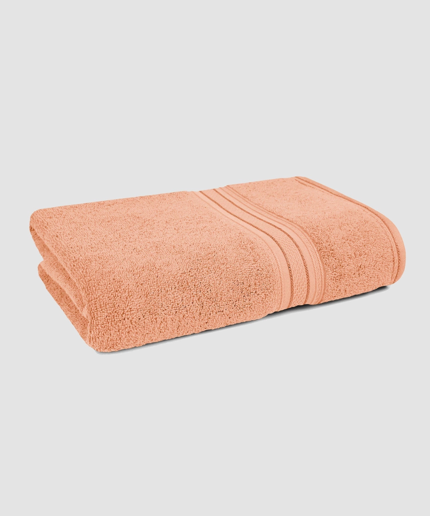 Classic 1Pc Bath Towel,525 Gsm, Durable,Super Soft , Tender Peach