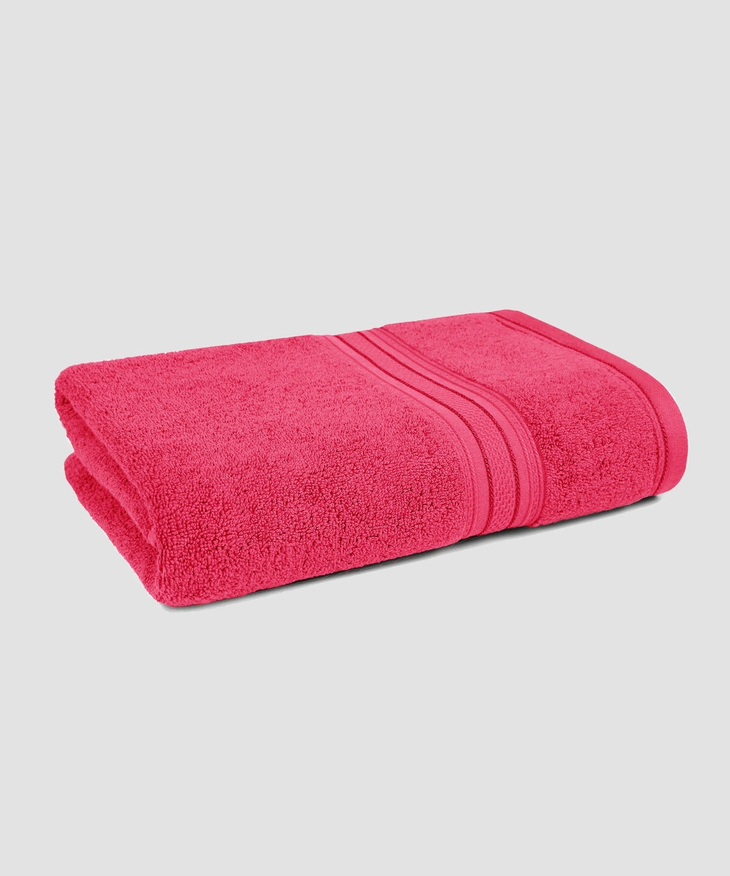 Classic 1Pc Bath Towel,525 Gsm, Durable,Super Soft , Virtual Pink