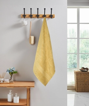 Classic 1Pc Large Bath Towel,525 Gsm, Durable,Super Soft , Golden Haze bath towels,soft towels,bathroom textiles