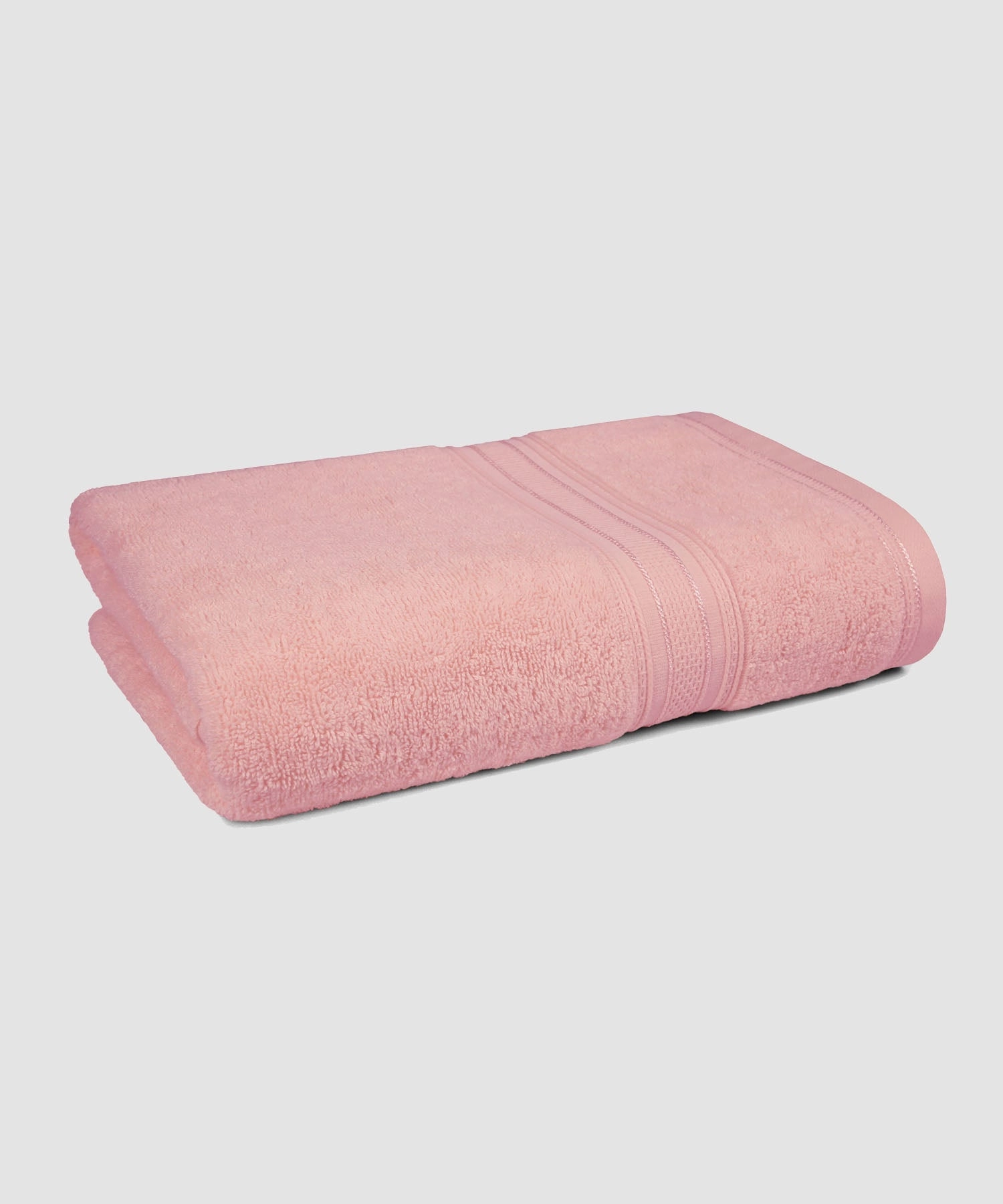 Classic 1Pc Large Bath Towel,525 Gsm, Durable,Super Soft , Victorian Pink