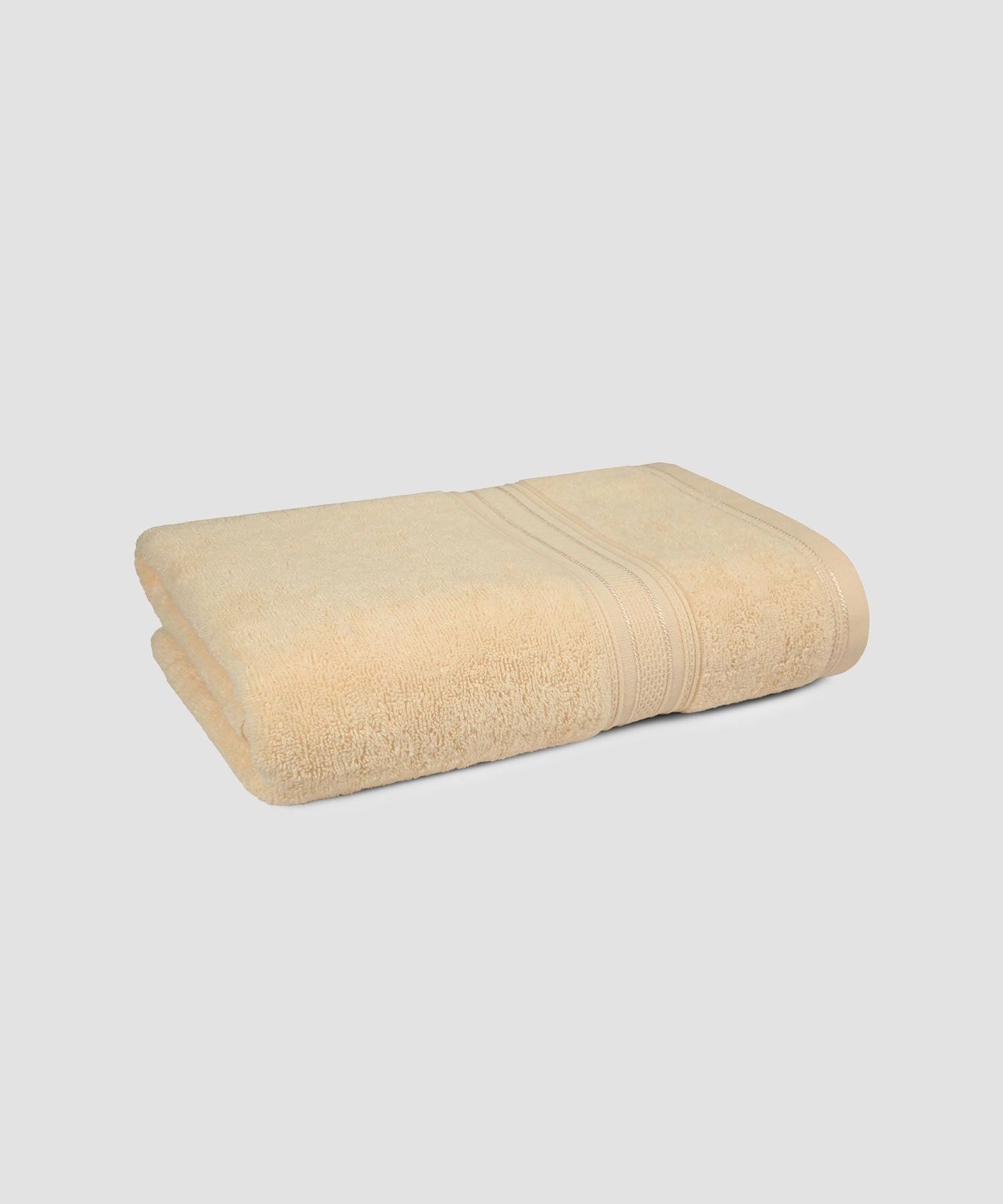 Classic 1Pc Small Bath Towel,525 Gsm, Durable,Super Soft , Bleached Sand