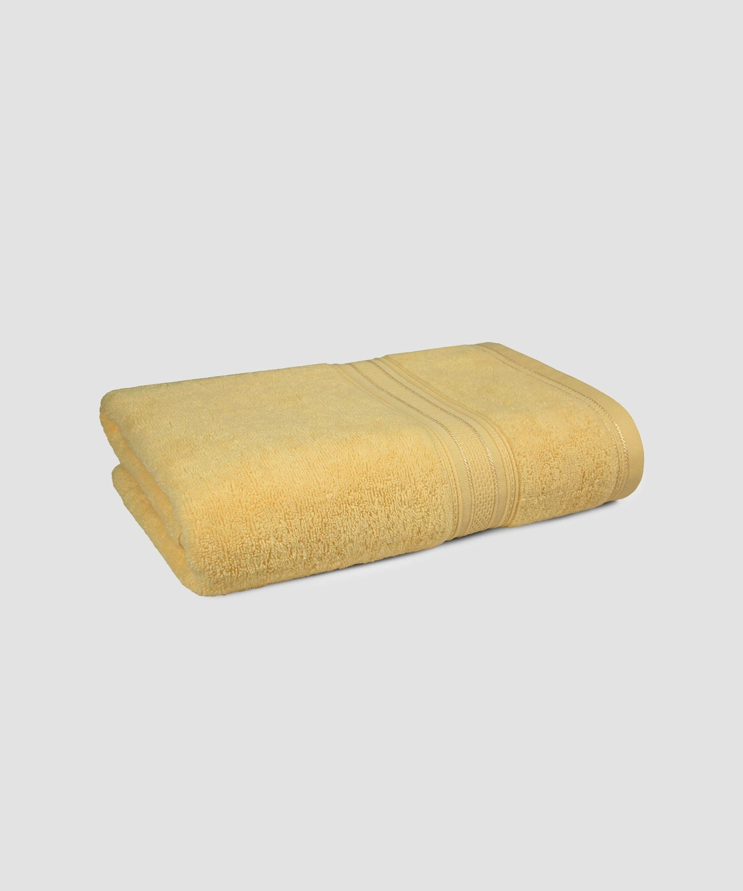 Classic 1Pc Small Bath Towel,525 Gsm, Durable,Super Soft , Golden Haze