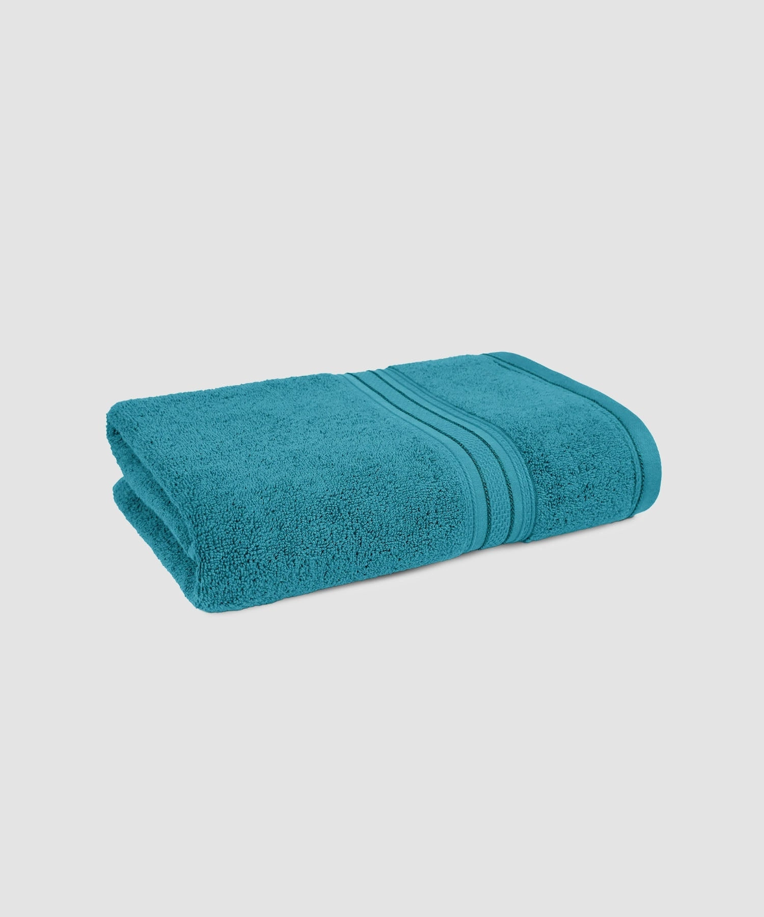 Classic 1Pc Small Bath Towel,525 Gsm, Durable,Super Soft , Peacock Blue