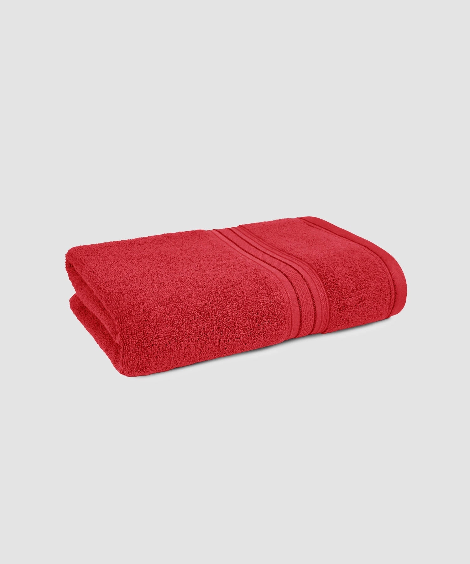 Classic 1Pc Small Bath Towel,525 Gsm, Durable,Super Soft , Raspberry Red