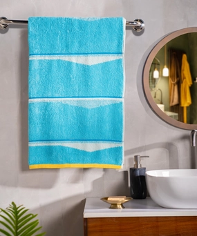 Classic Fashion James Bath Towel, 500 Gsm, 100% Cotton, Abstract bath towels,soft towels,bathroom textiles