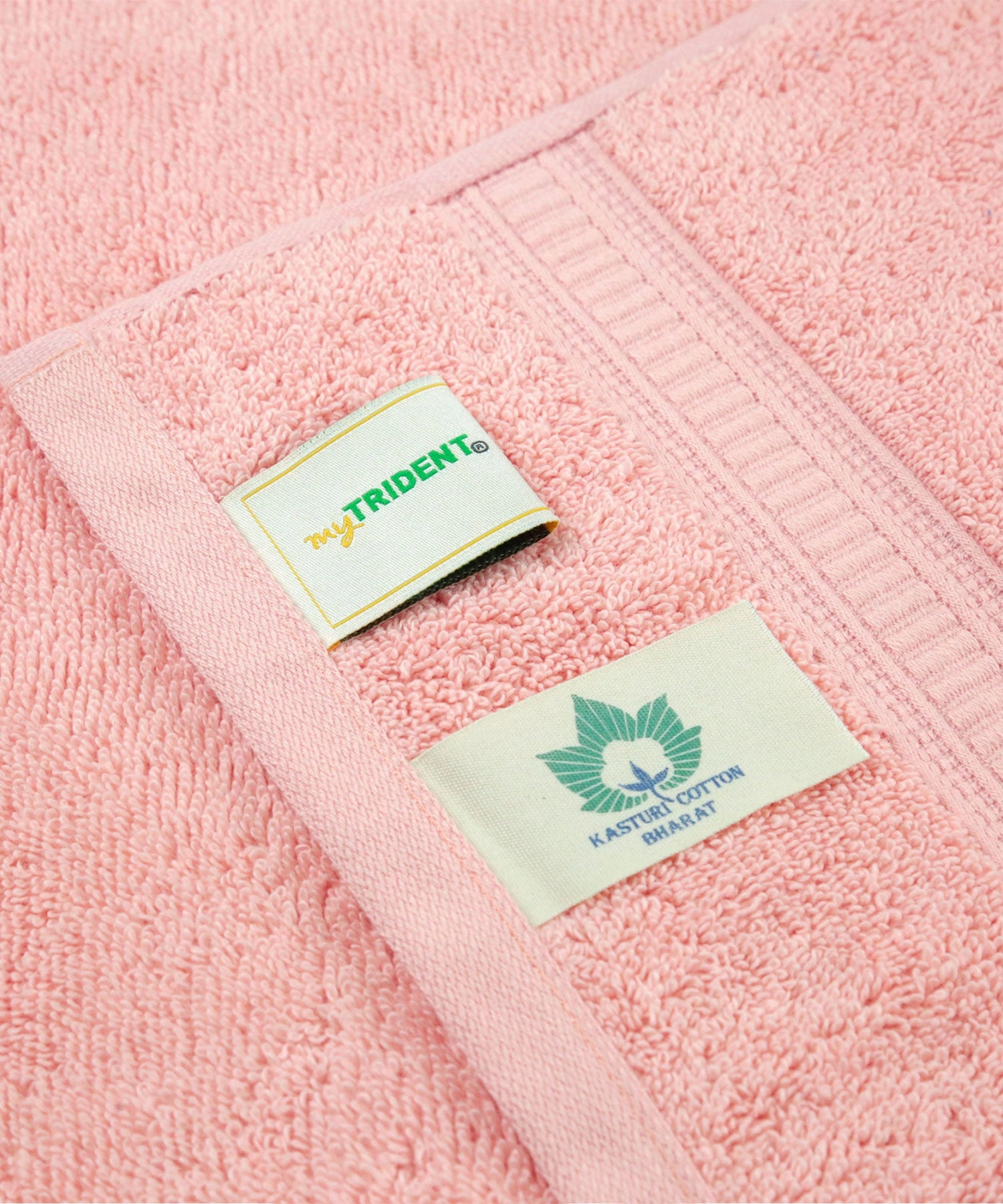 Classic Kasturi 4pc Towel Set, 100% cotton, 509 GSM, Tender Peach