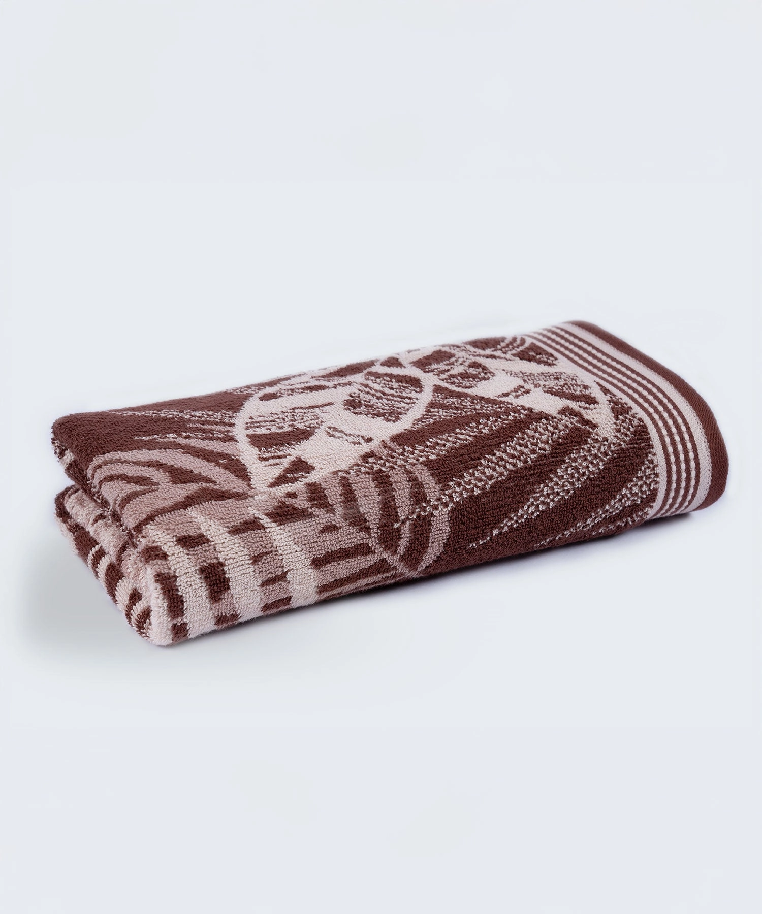 Classic Tranquil Blossoms Bath Towel, 550 GSM, 100% Cotton, Amore