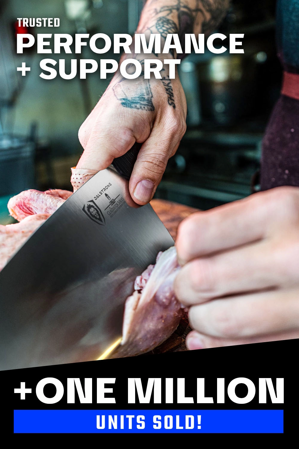 Cleaver Knife 10" | The Bestiarius | Gladiator Series ELITE | NSF Certified | Dalstrong 