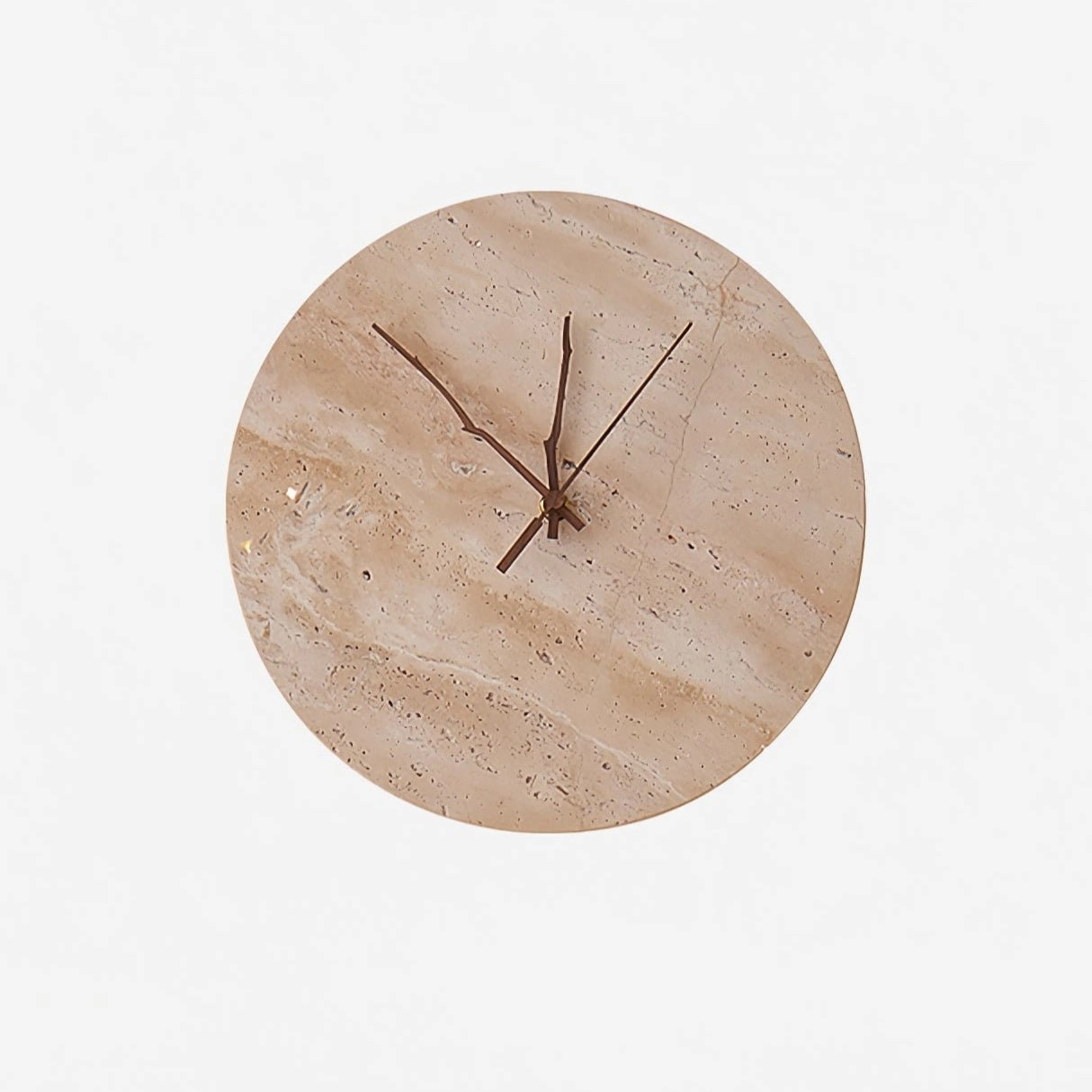 Clock Travertine Wall Lamp