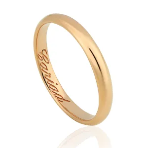 Clogau Jewellery Clogau 1854 18ct Rose Gold 3mm Wedding Ring