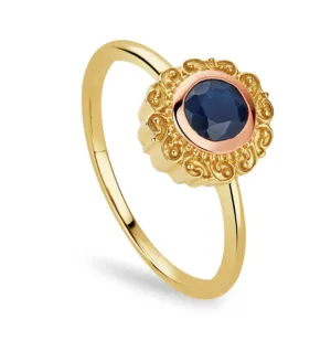 Clogau Jewellery Clogau 9ct Yellow Gold Sapphire Ring
