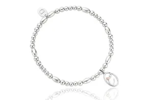 Clogau Jewellery Clogau Affinity Tree Of Life Initials Letter C Sterling Silver Bead Bracelet D