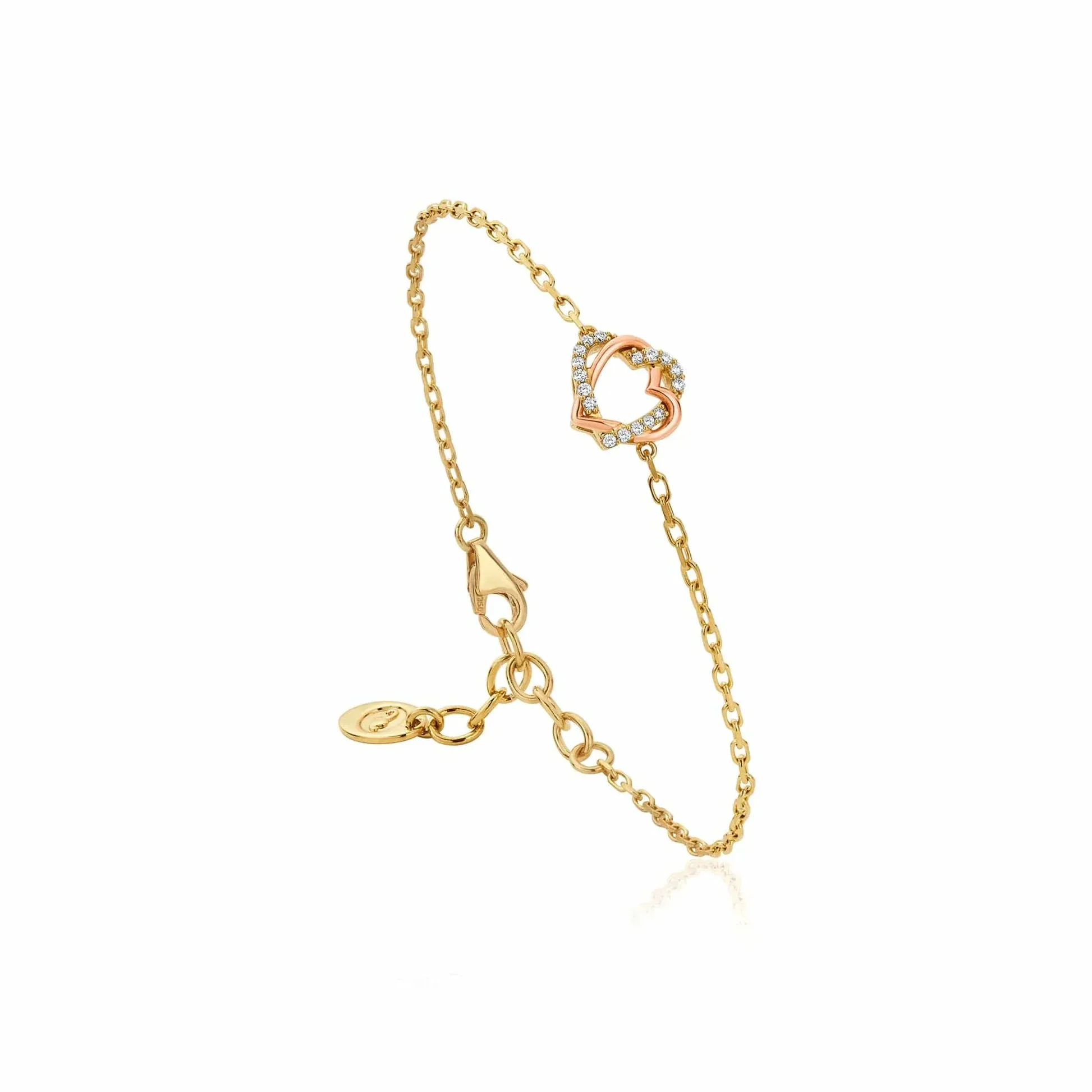 Clogau Jewellery Clogau Always in My Heart 18ct Gold Diamond Bracelet