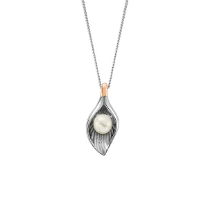 Clogau Jewellery Clogau Beachcomber Shell Silver and Pearl Necklace