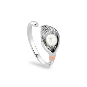 Clogau Jewellery Clogau Beachcomber Shell Silver and Pearl Ring