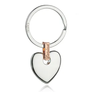 Clogau Jewellery Clogau Cariad Silver and Gold Tone Keyring