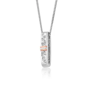 Clogau Jewellery Clogau Cariad Sparkle White Topaz Sterling Silver Necklace