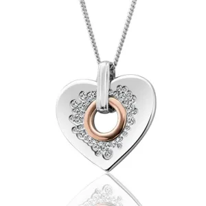 Clogau Jewellery Clogau Cariad Sterling Silver Sparkle Heart Necklace