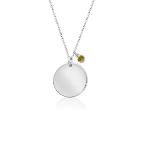 Clogau Jewellery Clogau Celebration August Sterling Silver Birthstone Pendant D