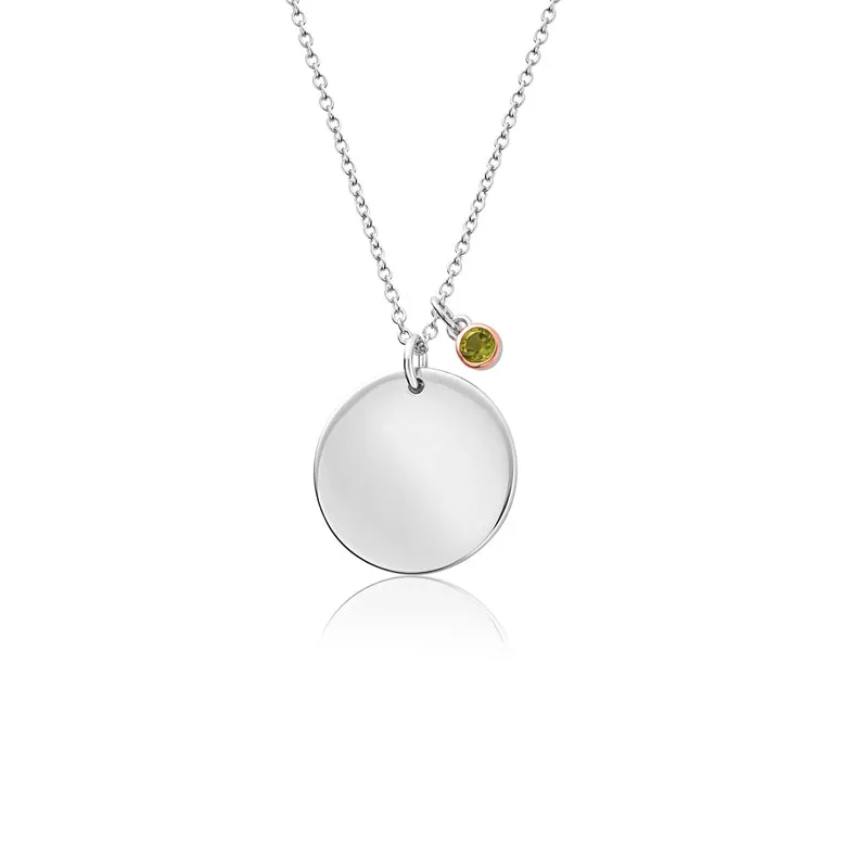 Clogau Jewellery Clogau Celebration August Sterling Silver Birthstone Pendant D
