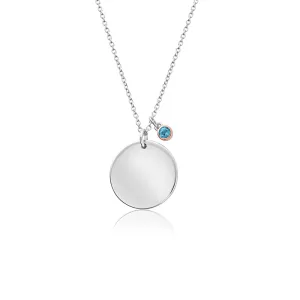 Clogau Jewellery Clogau Celebration December Sterling Silver Birthstone Pendant D