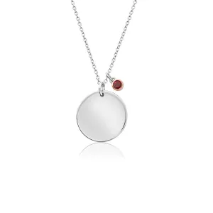 Clogau Jewellery Clogau Celebration July Sterling Silver Birthstone Pendant D