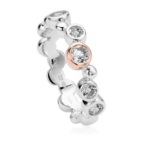 Clogau Jewellery Clogau Celebration Sterling Silver White Topaz Ring