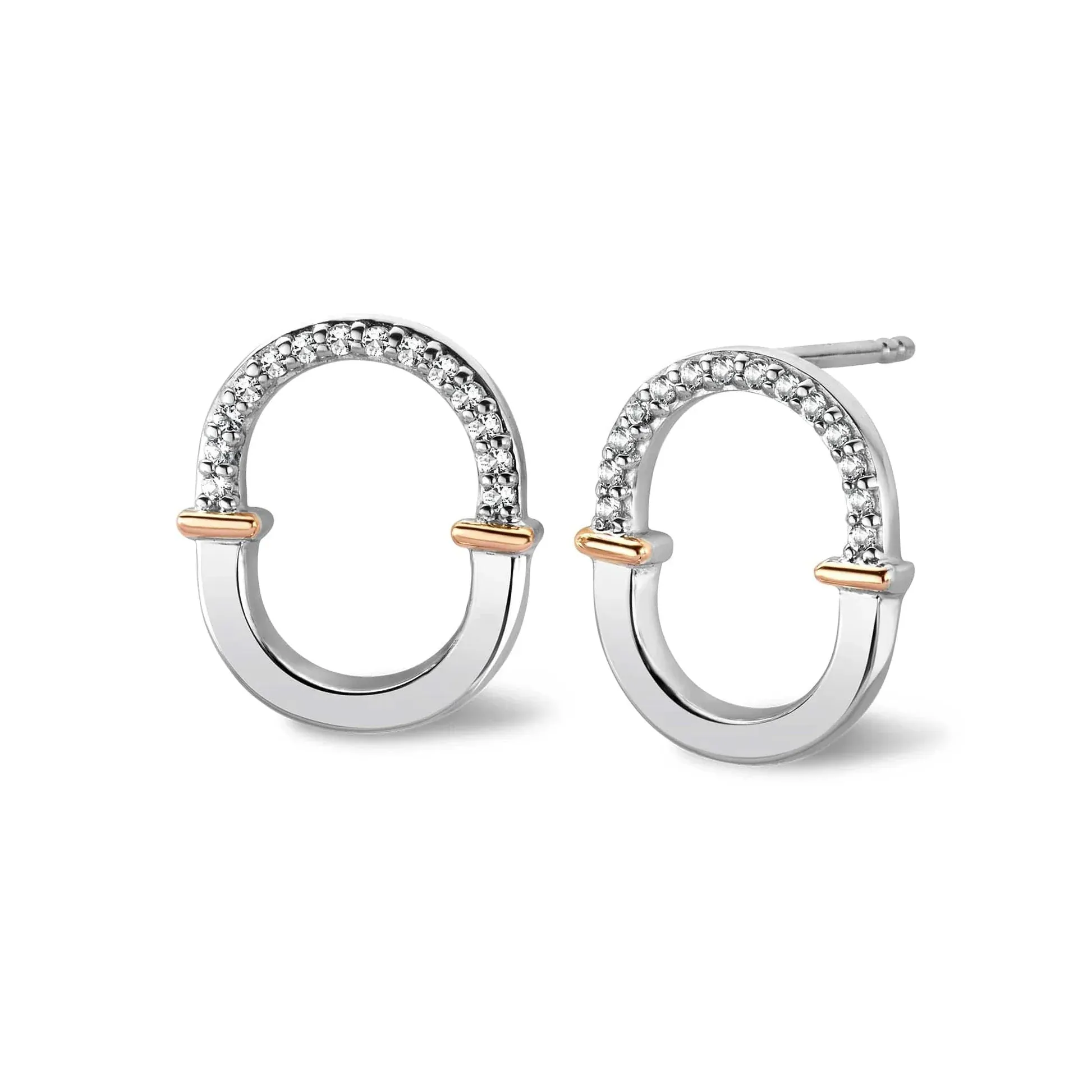 Clogau Jewellery Clogau Connection Sterling Silver Stud Earrings