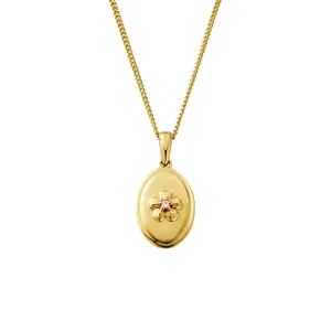 Clogau Jewellery Clogau Forget Me Not Gold and Diamond Pendant