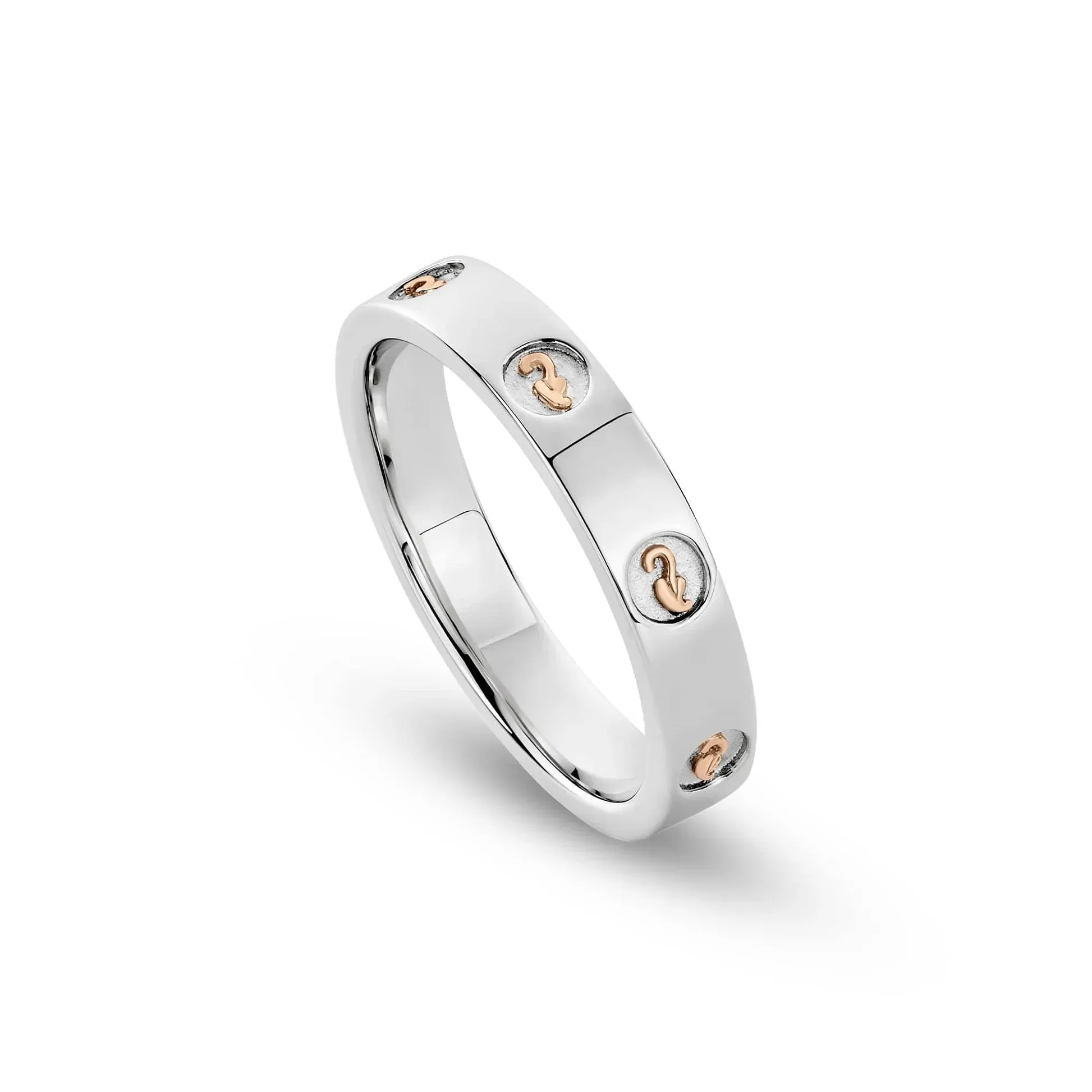 Clogau Jewellery Clogau Insignia Sterling Silver Slim Band Ring