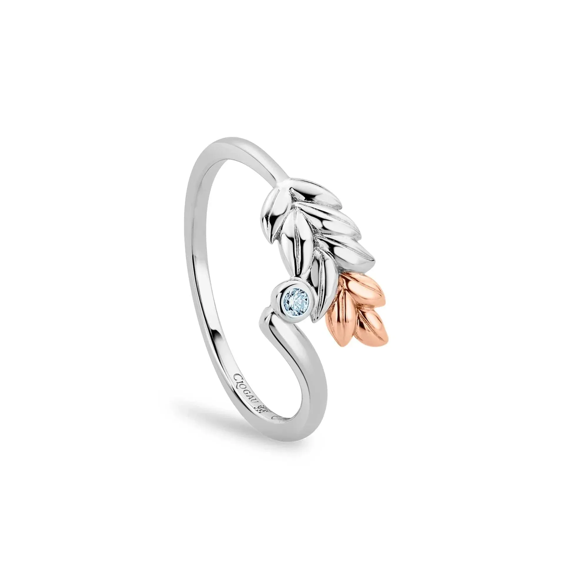 Clogau Jewellery Clogau Lilibet Sterling Silver and Sky Blue Topaz Ring