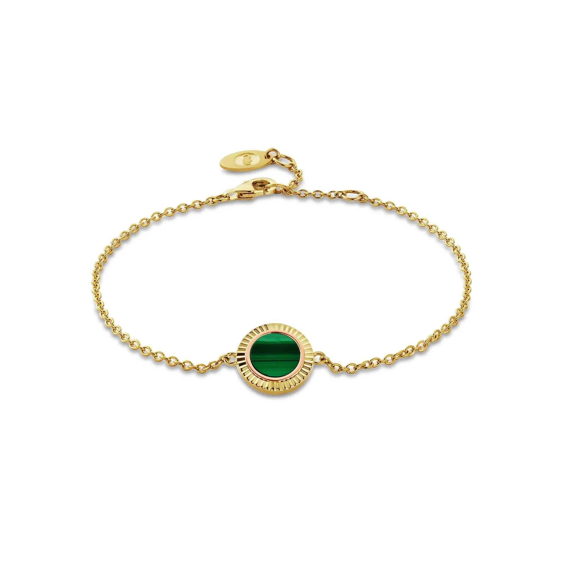 Clogau Jewellery Clogau Reflections of Padarn Gold and Malachite Bracelet