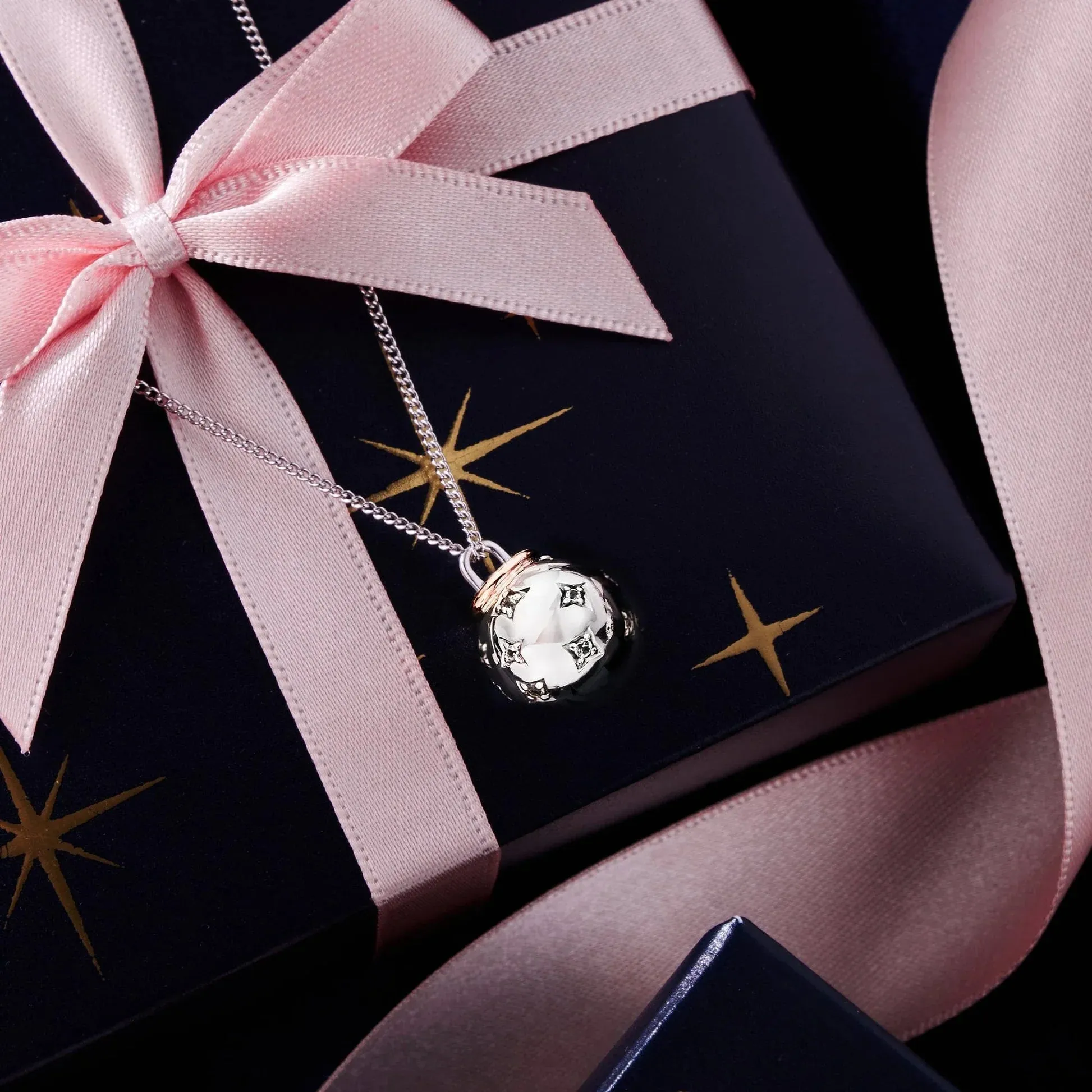 Clogau Jewellery Clogau Sterling Silver Christmas Bauble Necklace