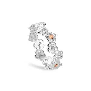 Clogau Jewellery Clogau Sterling Silver Forget Me Not Ring
