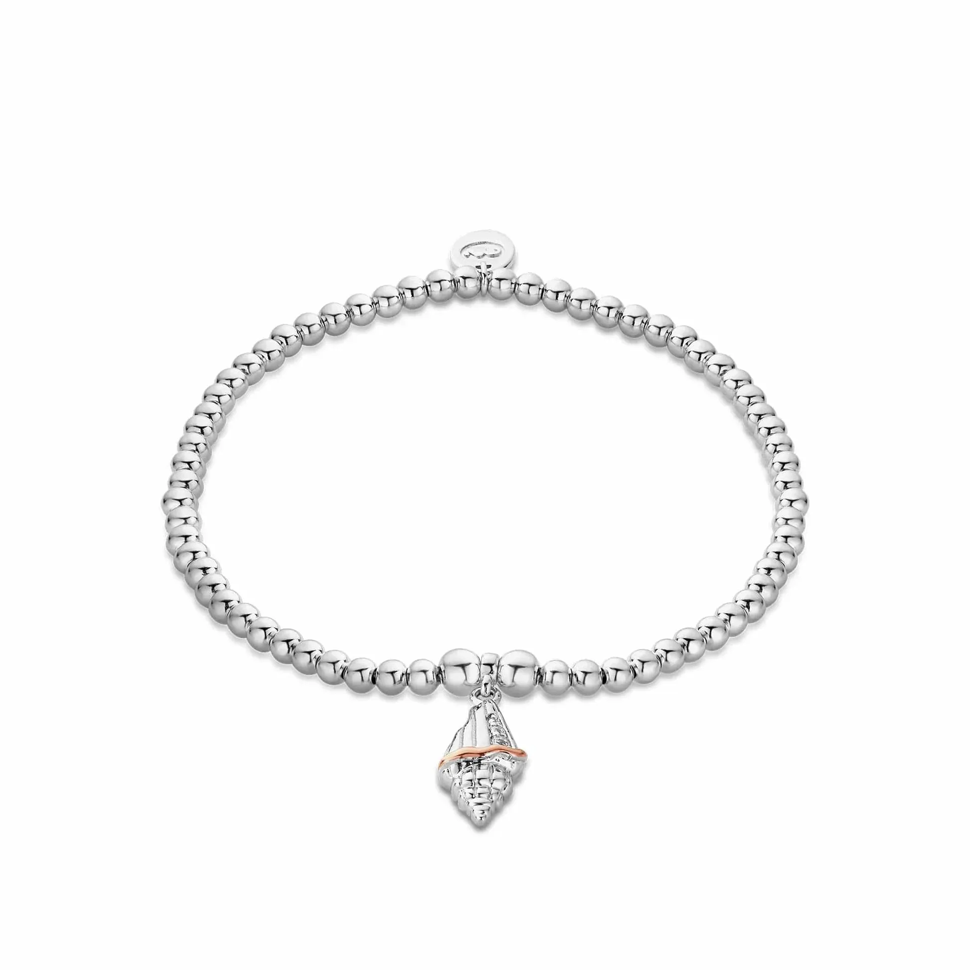 Clogau Jewellery Clogau Sterling Silver Sounds of the Sea Stud Affinity Bracelet