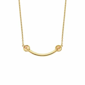 Clogau Jewellery Clogau Tree of Life Insignia 9ct Yellow Gold Curve Necklace