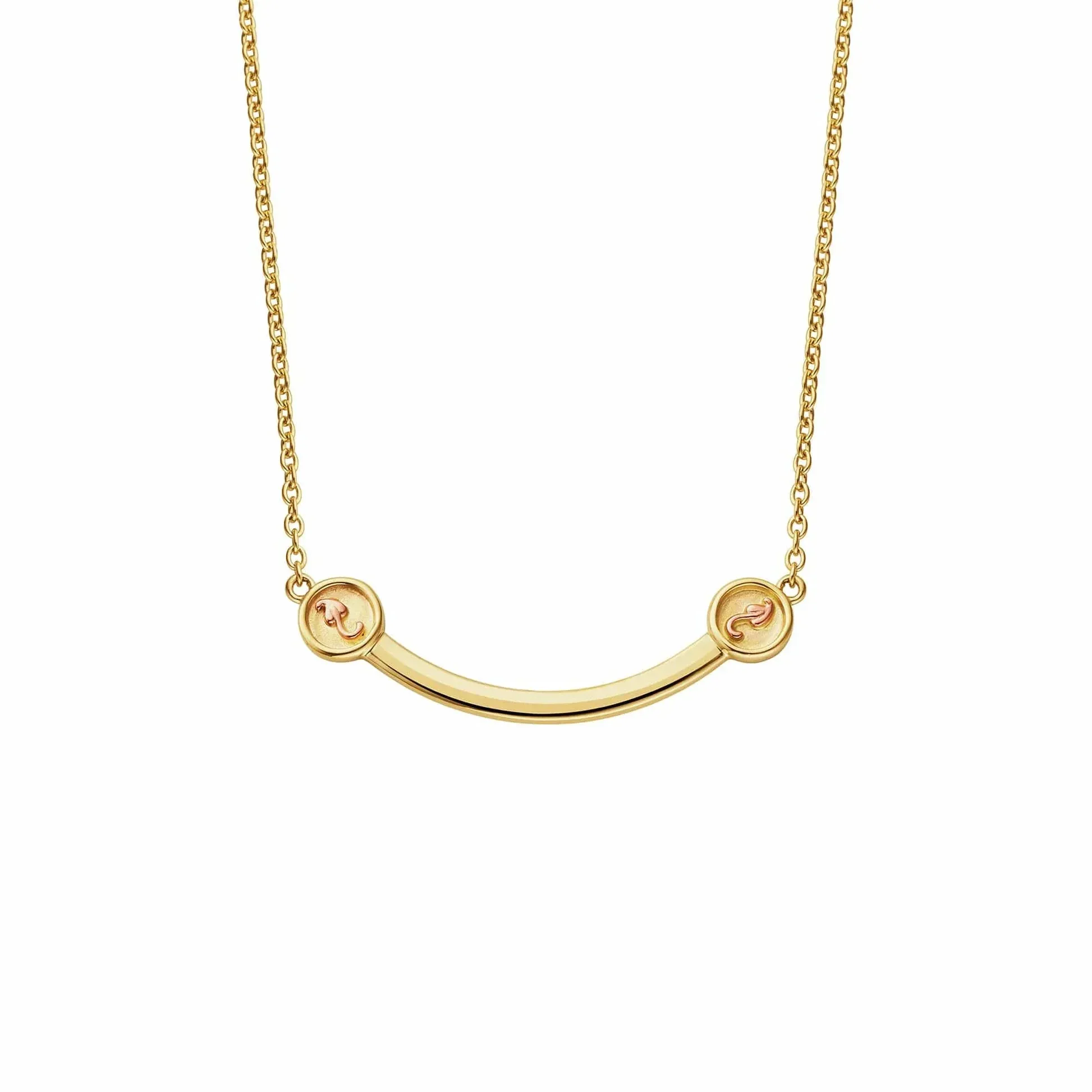 Clogau Jewellery Clogau Tree of Life Insignia 9ct Yellow Gold Curve Necklace