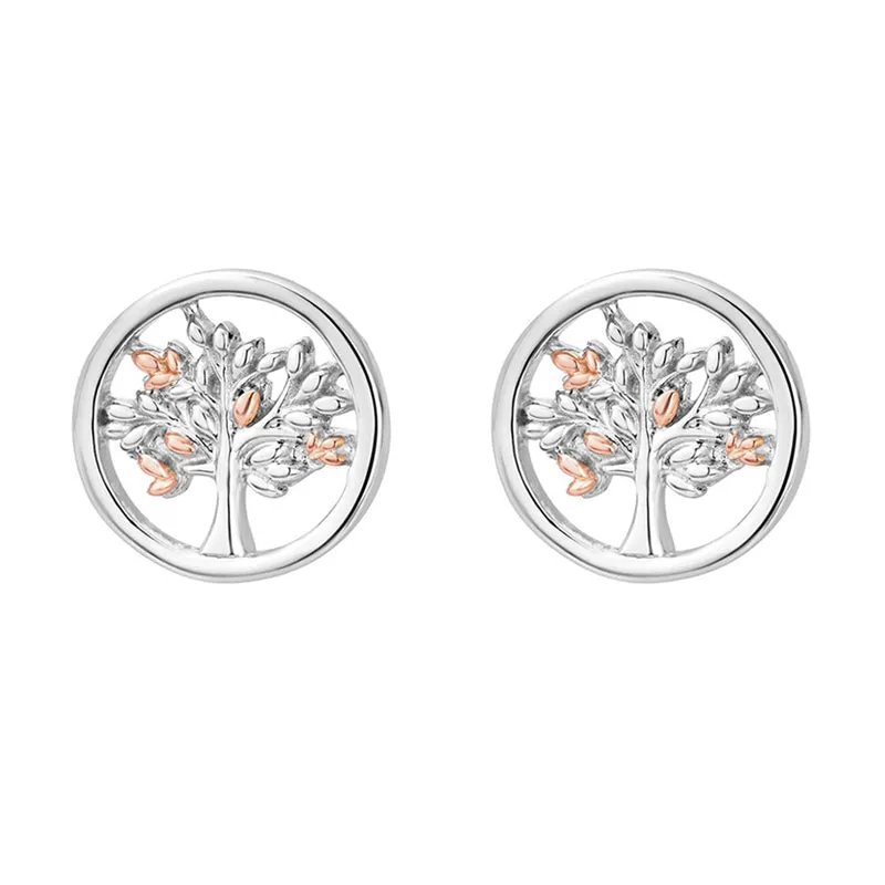 Clogau Jewellery Clogau Tree of Life Sterling Silver Stud Earrings