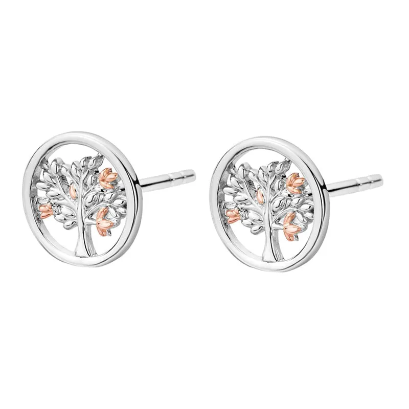 Clogau Jewellery Clogau Tree of Life Sterling Silver Stud Earrings
