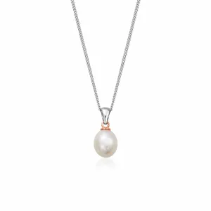 Clogau Jewellery Clogau Welsh Beachcomber Sterling Silver Freshwater Pearl Pendant