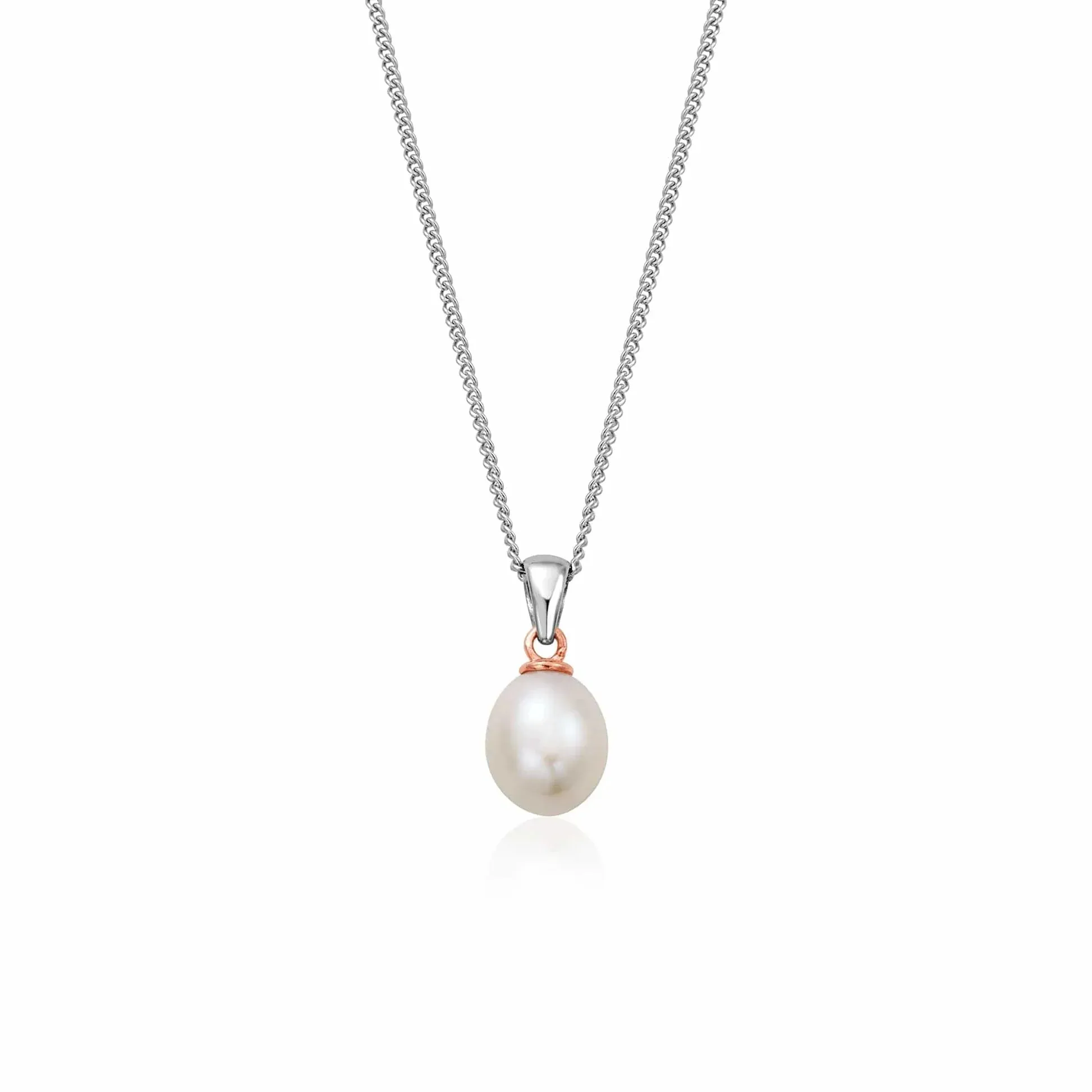 Clogau Jewellery Clogau Welsh Beachcomber Sterling Silver Freshwater Pearl Pendant