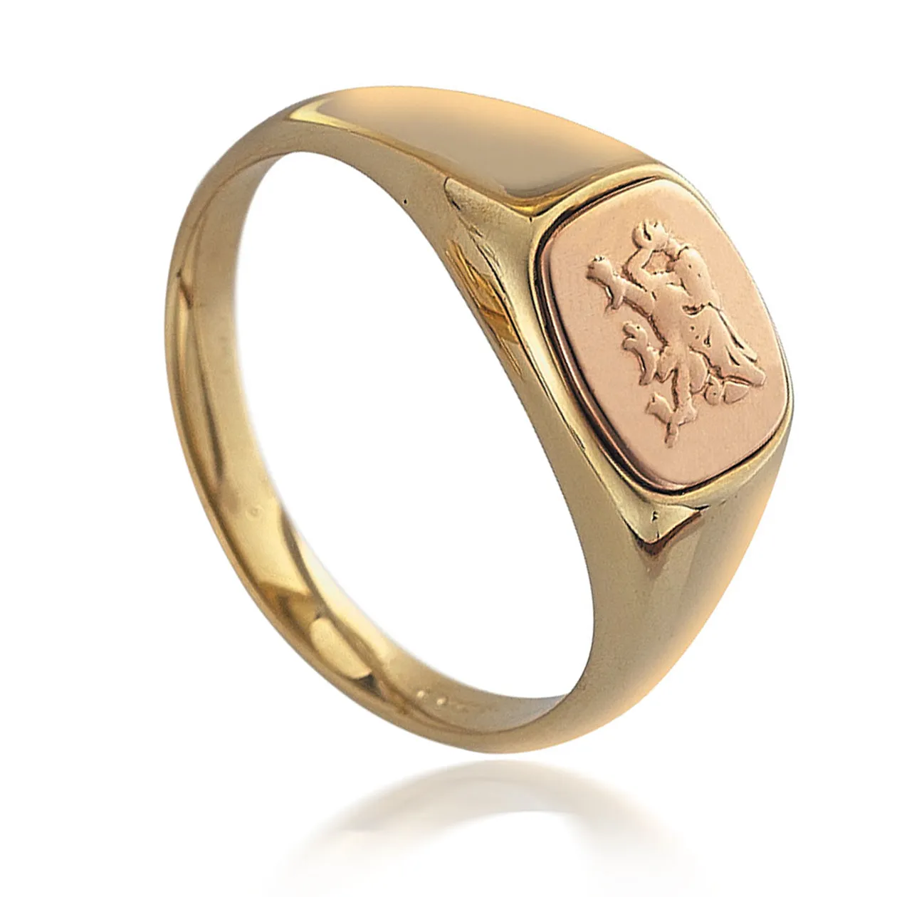 Clogau Jewellery Clogau Welsh Dragon 9ct Yellow Gold Signet Ring