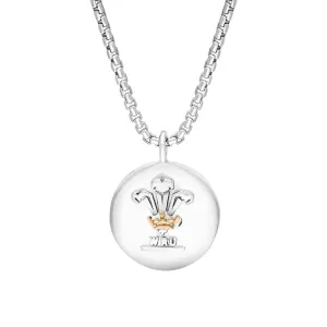 Clogau Jewellery Clogau Welsh Rugby Union Welsh Dragon Sterling Silver Necklace