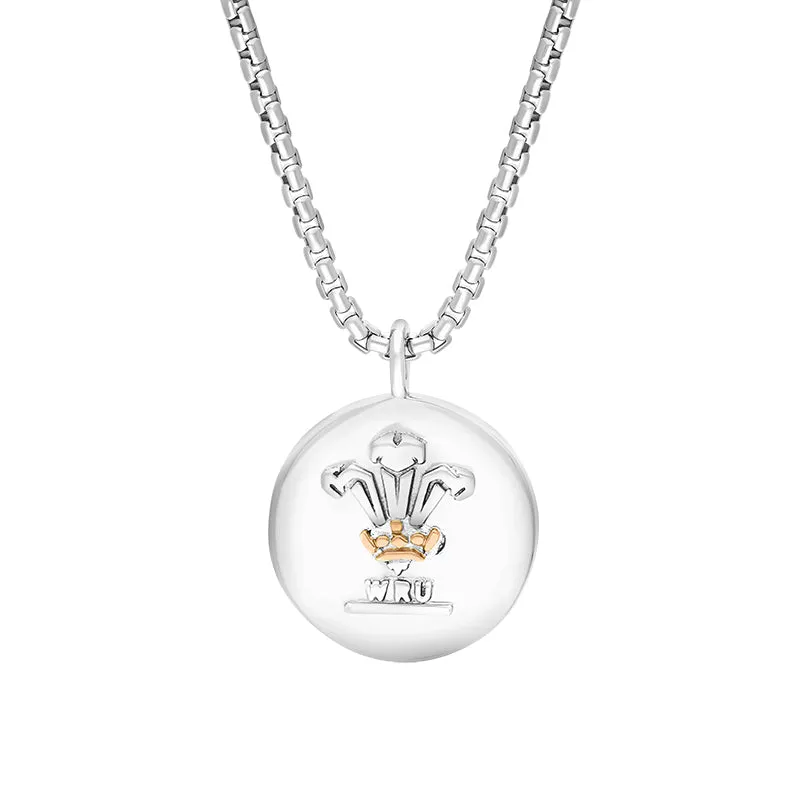 Clogau Jewellery Clogau Welsh Rugby Union Welsh Dragon Sterling Silver Necklace