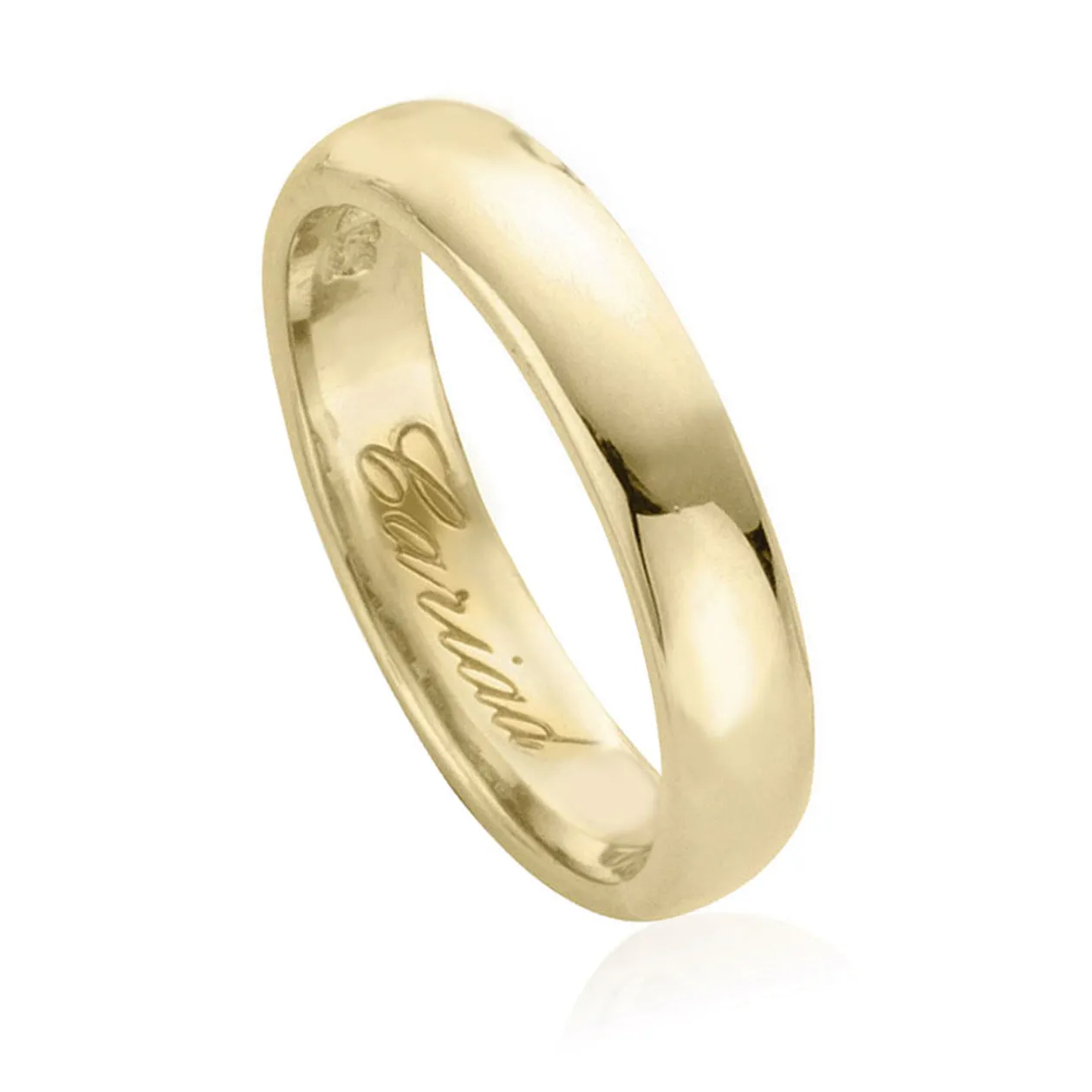 Clogau Jewellery Clogau Windsor 18ct Yellow Gold 4mm Wedding Ring
