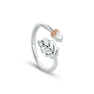 Clogau Jewellery Royal Clogau Sterling Silver Oak Leaf Ring