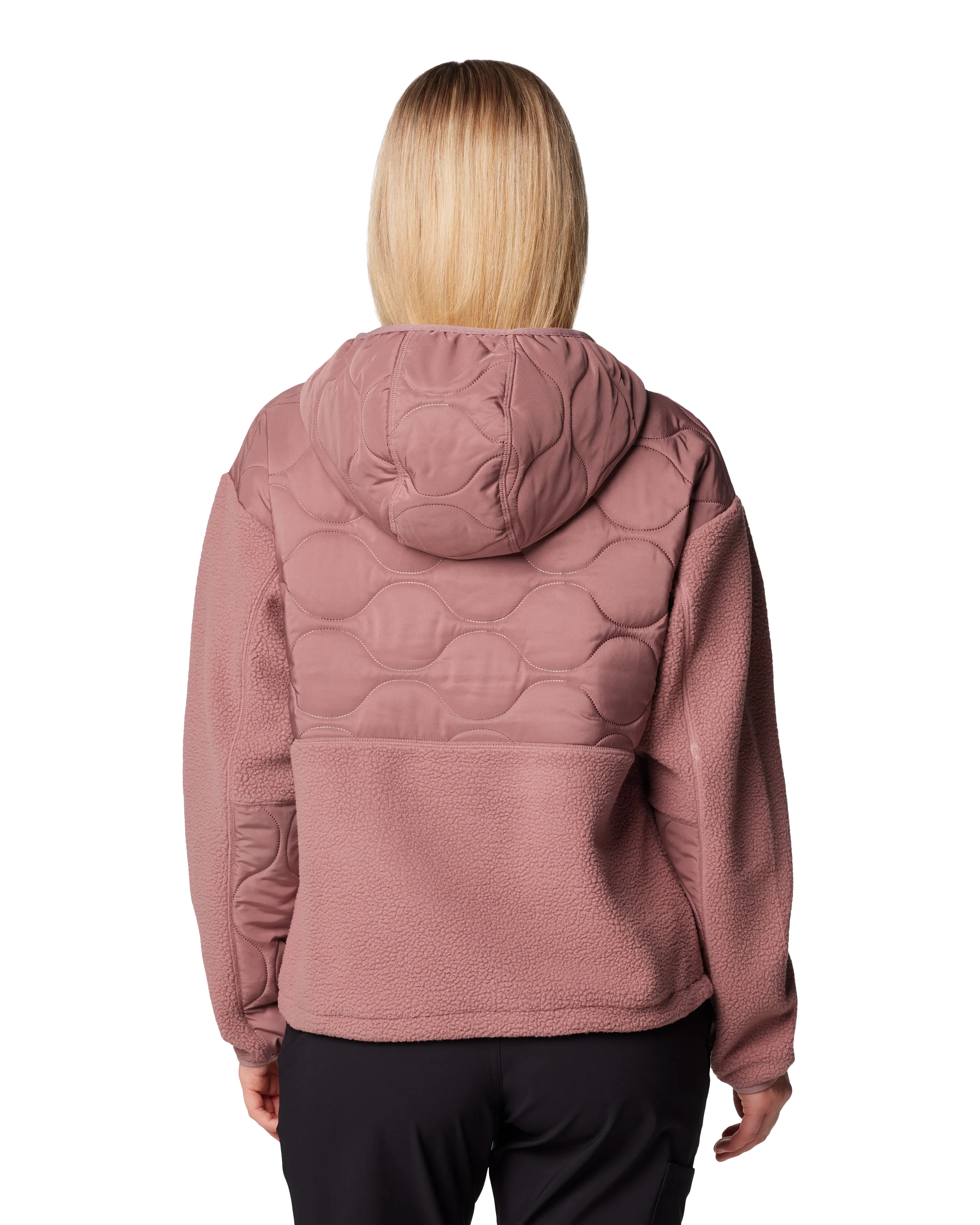 Cloud Point Hooded Fleece Jacket in Fig