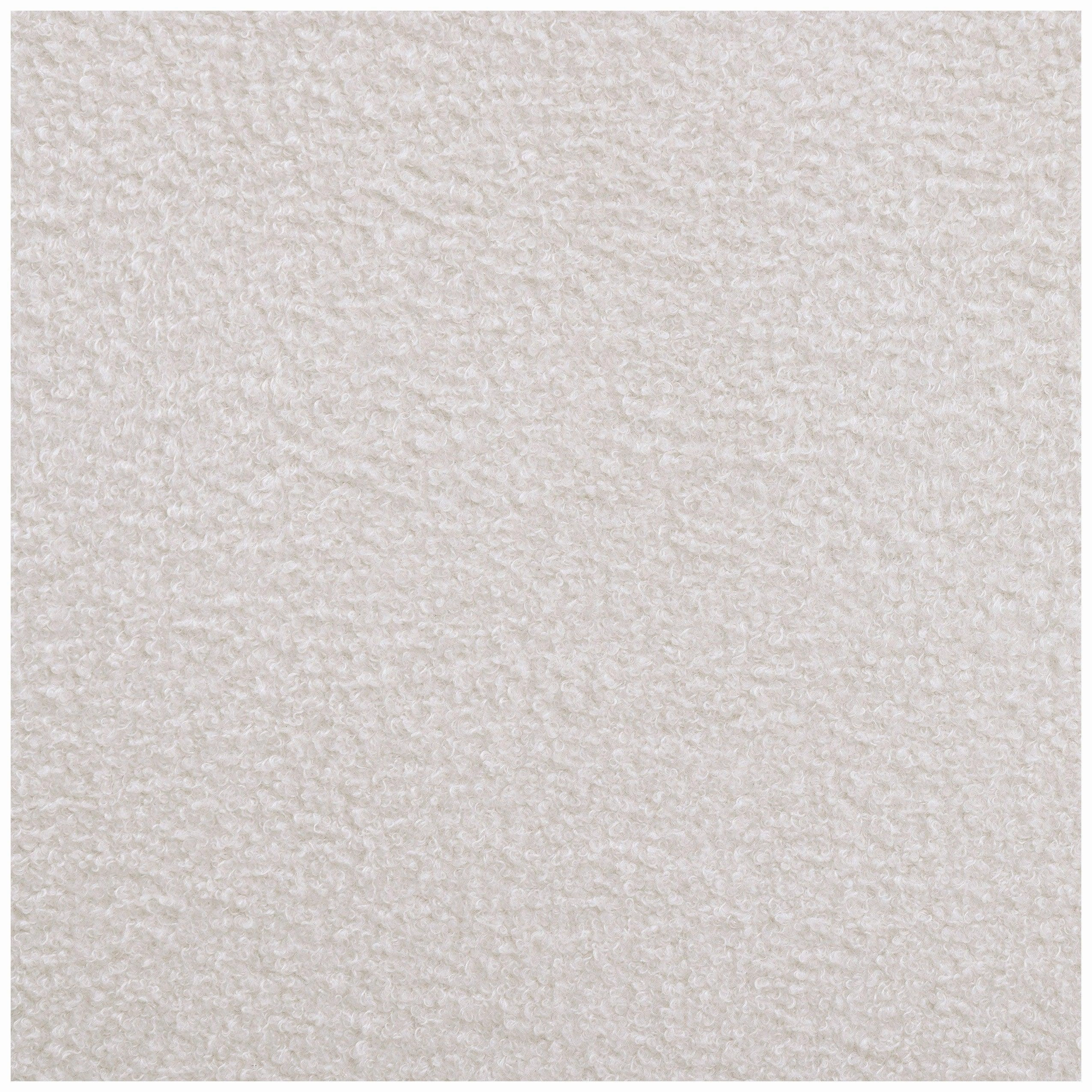 Coaster Anastasia Boucle Upholstered Queen Panel Bed Pearl White and Beige